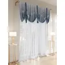 Комплект штор At home Базовая коллекция AT515079 на шторной ленте 250x500 см цвет синий