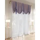 Комплект штор At home Базовая коллекция AT515068 на шторной ленте 250x500 см цвет фиолетовый