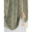 Комплект штор At home Базовая коллекция AT515012 на шторной ленте 250x500 см цвет зеленый