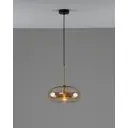 Светильник подвесной Moderli Laura V11529-1p 1 лампа 3 м² цвет черный/золотой