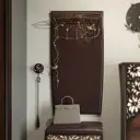 Вешалка настенная 5 крючков 72x140x28 см BOGACHO Терра цвет коричневый 15010_каштан