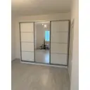 Шкаф-купе Клевер Атина с зеркалом 240x230х58 см 9 полок лдсп цвет белый