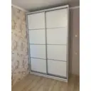 Шкаф-купе Клевер Атина 240x120х50 см 6 полок лдсп цвет белый