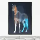 Картина Artnomore Horses in a color glow No 2 2024г. AR-777000963 75x105 см