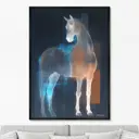 Картина Artnomore Horses in a color glow No 1 2024г. AR-777000962 75x105 см