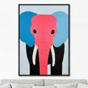 Картина Artnomore The colorful elephants No 2 2024г. AR-777001010 75x105 см