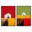 Набор картин Artnomore Landscape Collection Fields 2024г. AR-777000302 75x105 см 2 шт