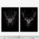 Набор картин Artnomore Deer in the dark 2024г. AR-777000936 75x105 см 2 шт
