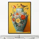 Картина Artnomore China porcelain vase with bird No 1 2024г. AR-777000028 75x105 см