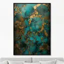 Картина Artnomore Malachite melancholy No 1 2024г. AR-777000098 75x105 см