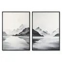 Набор картин Artnomore Landscape collection Reflection 2024г. AR-777000373 75x105 см 2 шт