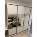 Шкаф-купе Клевер Атина комбинированный 240x230х50 см 9 полок лдсп цвет белый