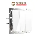 Выключатель встраиваемый Werkel a051131 3 клавиши цвет белый