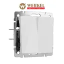 Выключатель перекрестный встраиваемый Werkel Встраиваемые механизмы W1123041 2 клавиши цвет белый