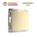 Заглушка Werkel W1159210 цвет шампань рифленый 2 шт.