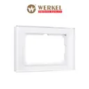 Рамка для двойной розетки Werkel Favorit 2 поста цвет белый