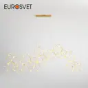 Светильник подвесной светодиодный Eurosvet 90168/14 8 м² теплый белый свет цвет медь