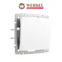 Кнопка дверного звонка Werkel W1114561 цвет белый матовый