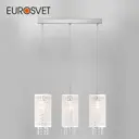 Подвесной светильник с хрусталем EUROSVET 1181/3 хром