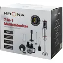 Погружной блендер Krona Multistabmixer 1500w 7 в 1 2 скорости цвет черный, серебро