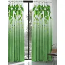 Комплект штор At home Базовая коллекция AT967123 на шторной ленте 270x150 см цвет зеленый