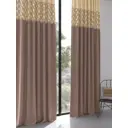 Комплект штор At home Базовая коллекция AT967089 на шторной ленте 270x150 см цвет коричневый