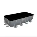 Бассейн каркасный Bestway прямоугольный 488x244x122см 11532л серый
