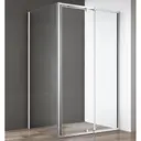 Душевой уголок Cezares Variante 90498 прямоугольный 120x90см серебристый блеск профиль эффект стекла прозрачный