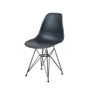Комплект кухонных стульев 2 шт Derstuhl Black 45x82x45 см полипропилен цвет темно-серый