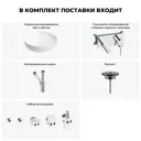 Раковина со смесителем для ванной Wellsee Chalice Perfection 201006141 раковина 42 см цвет белый глянцевый, встраиваемый смеситель