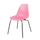 Стул кухонный Derstuhl Elegant chrom 45x82x46 см полипропилен цвет розовый