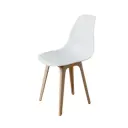 Стул Derstuhl Plast beige DSL044.401.2 45x82x46 см полипропилен цвет белый