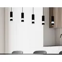 Светильник подвесной Eglo Bernabeta Eg_39706 5 ламп 8 м² цвет прозрачный/черный