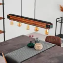Светильник подвесной Eglo Layham Eg_43468 5 ламп 12 м² цвет коричневый/черный