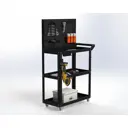 Тележка инструментальная Metalex 118309 Тип 4 950x400x900 мм 3 полки
