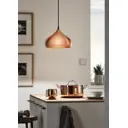 Светильник подвесной Eglo Hapton Eg_49449 1 лампа 3 м² цвет медный