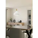 Светильник подвесной Eglo Sabinar Eg_901178 1 лампа 3 м² цвет белый/коричневый