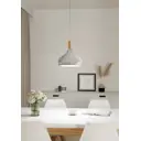 Светильник подвесной Eglo Sabinar Eg_901181 1 лампа 3 м² цвет коричневый/серебро