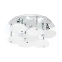 Люстра потолочная Eglo Juranda Eg_95518 4 лампы 3 м² цвет хром/белый/прозрачный