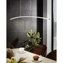 Светильник подвесной светодиодный Eglo Lasana Eg_32048 5 м² теплый белый (желтый) свет цвет хром/белый