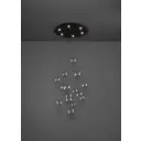 Светильник подвесной светодиодный Eglo Espardello Eg_390333 10 м² теплый белый (желтый) свет цвет прозрачный/черный