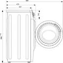 Стиральная машина Атлант Сма 60у1210-а-00 59.6x84.6x40.7 см 6 кг цвет белый