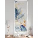 Рулонная штора блэкаут At Home ЛургасAT785146068, 68x170см, цвет белый, синий, золотой