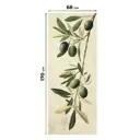 Рулонная штора блэкаут At Home ЛургасAT785154068, 68x170см, цвет бежевый, зеленый