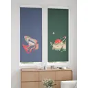 Рулонная штора блэкаут At Home ЛургасAT785175068, 68x170см, цвет красный, зеленый, синий