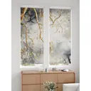 Рулонная штора блэкаут At Home ЛургасAT785071068, 68x170см, цвет серый, золотой