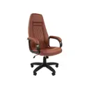 Офисное кресло Тайпит Виконт 65.5x121.5x52 см эко кожа цвет коричневый