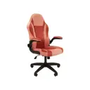 Игровое кресло Тайпит Теракс 71x115x70 см велюр цвет красный, розовый