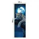 Рулонная штора блэкаут At Home НокретAT785045057, 57x170см, цвет белый, синий, серый