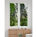 Рулонная штора блэкаут At Home НокретAT785052057, 57x170см, цвет белый, зеленый